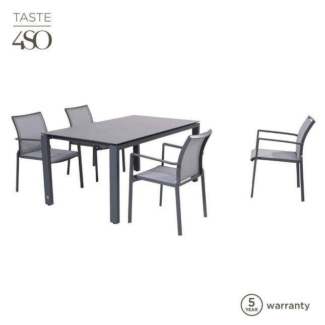 Taste 4SO Melbourne dining + Goa HPL tafel 160 x 95 cm