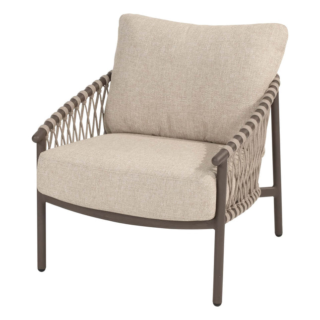 4 Seasons Outdoor Allora loungeset + Sofie salontafels terre