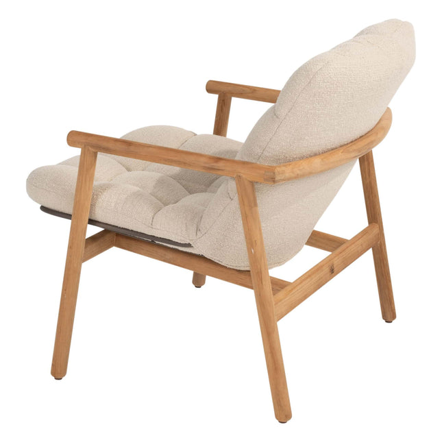 4 Seasons Outdoor Samos bistro loungeset + Finn salontafel teak 60 Ø cm