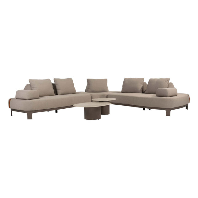 4 Seasons Outdoor Santorini hoekbank + Sofie salontafels