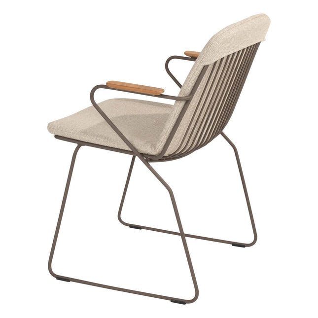 4 Seasons Outdoor Veneto dining terre + Taste 4SO Prado tafel met keramisch tafelblad barrel terre 240 cm