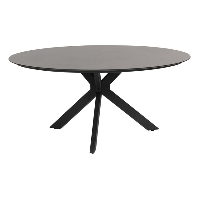 4 Seasons Outdoor Locarno tafel HPL slate antraciet 160 Ø cm