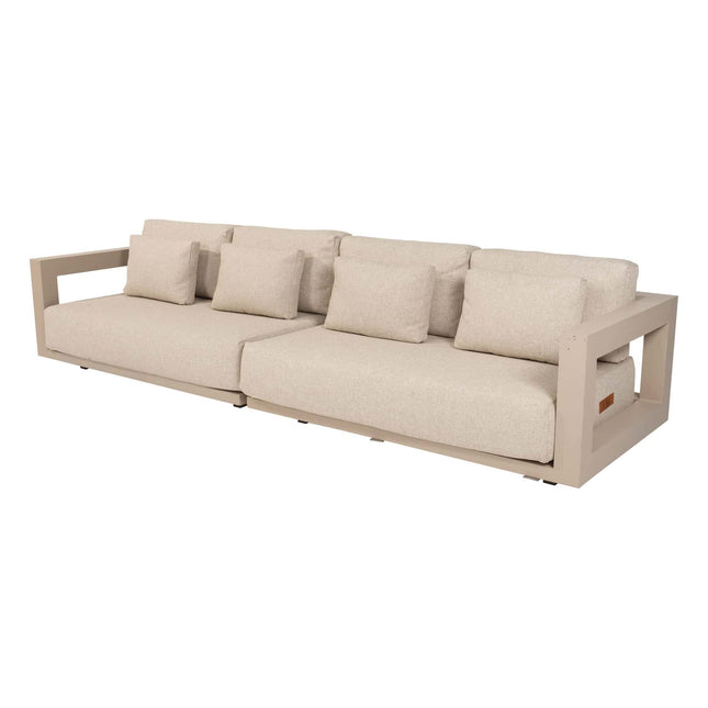 4 Seasons Outdoor Metropolitan 4-zits loungebank latte