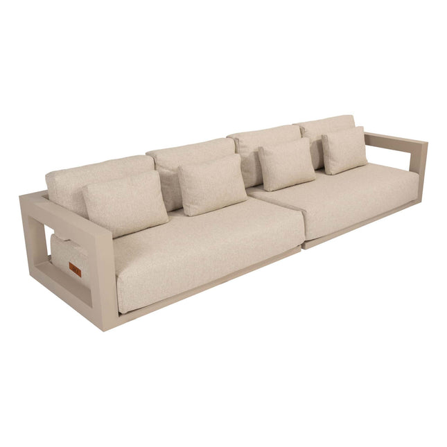 4 Seasons Outdoor Metropolitan 4-zits loungebank latte
