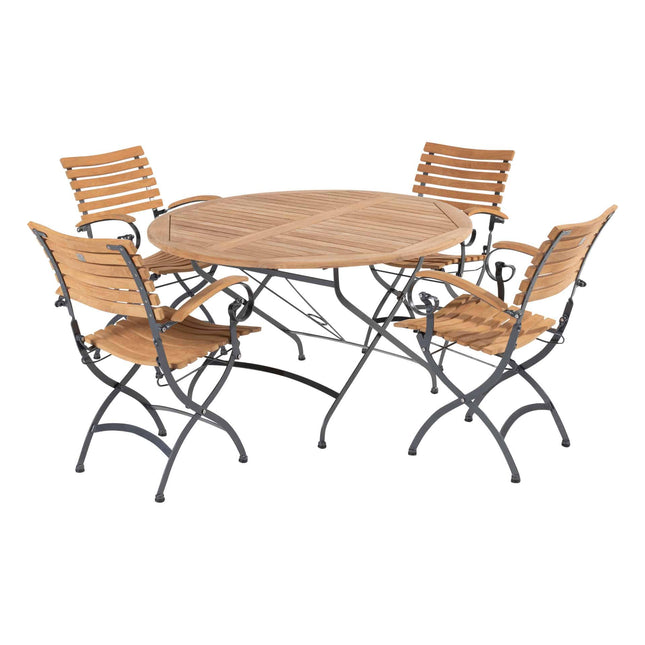 4 Seasons Outdoor Bellini inklapbare eettafel 120 Ø cm