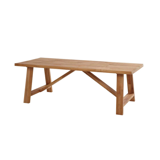 4 Seasons Outdoor Icon teak tafel 300 cm teak onderstel