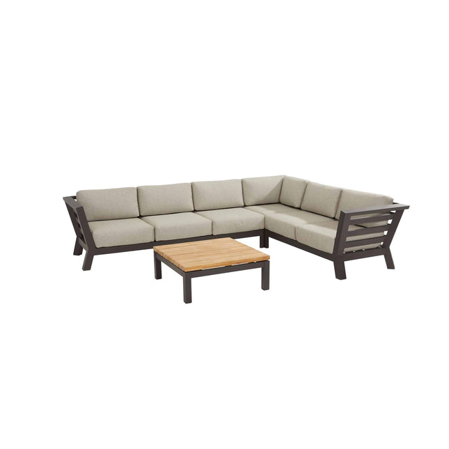 4 Seasons Outdoor Meteoro loungeset + center + Capitol salontafel 90 x 90 cm