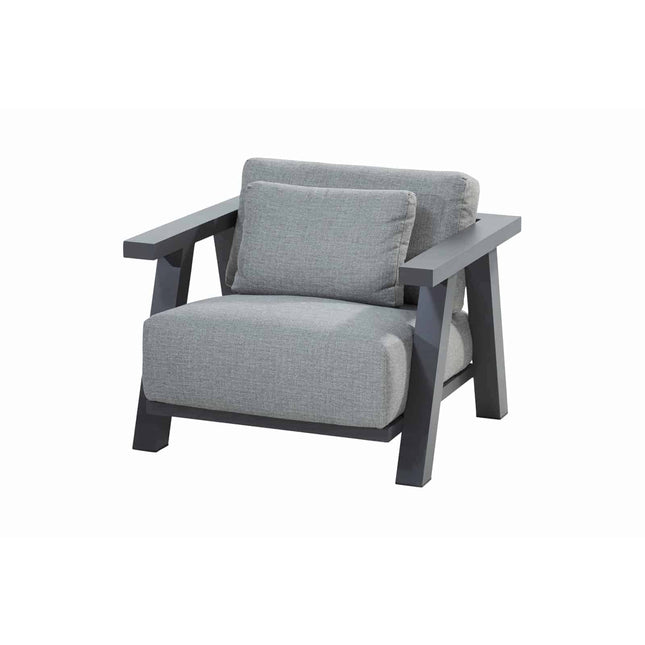 4 Seasons Outdoor Iconic loungeset + Forza hoge salontafel 120 x 70 x 55 cm