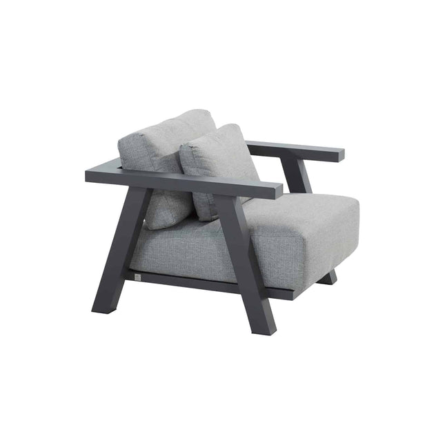 4 Seasons Outdoor Iconic loungeset + Forza hoge salontafel 120 x 70 x 55 cm