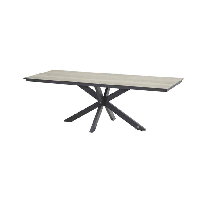 4 Seasons Outdoor Minerva tafel HPL blad wood look 220 cm