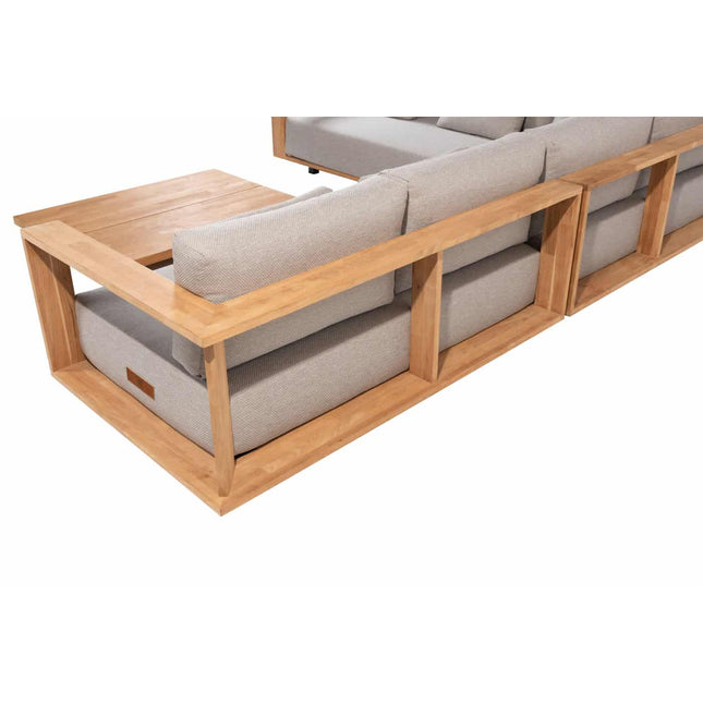 4 Seasons Outdoor Eternity loungeset links + Metropolitan salontafel 120 cm