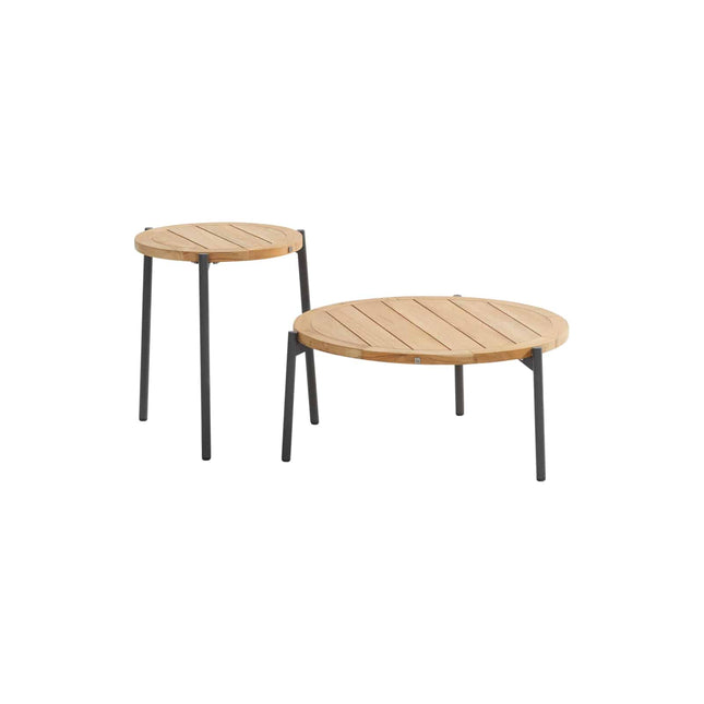 4 Seasons Outdoor Calpi loungeset met voetenbank + Yoga salontafels