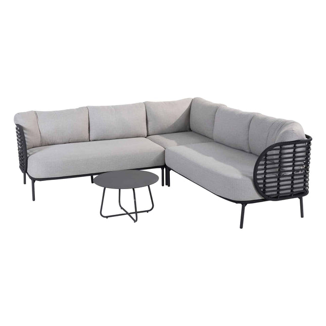 4 Seasons Outdoor Fabrice loungeset + Dali salontafel 58,5 Ø cm