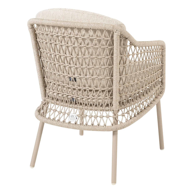 4 Seasons Outdoor Puccini dining + Taste 4SO Prado teak tafel 160 Ø cm