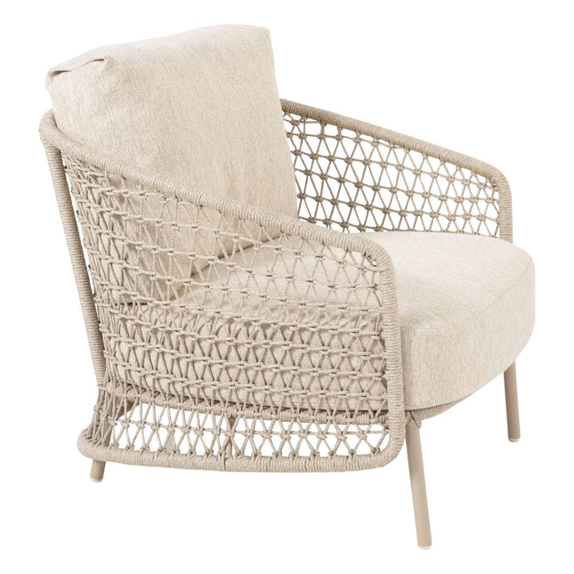 4 Seasons Outdoor Puccini loungeset + voetenbank, zonder salontafel