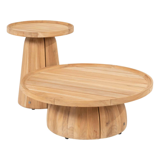 4 Seasons Outdoor Pablo salontafel teak 80 cm Ø (H 30)