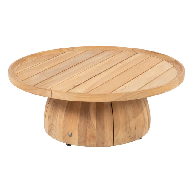4 Seasons Outdoor Pablo salontafel teak 80 cm Ø (H 30)
