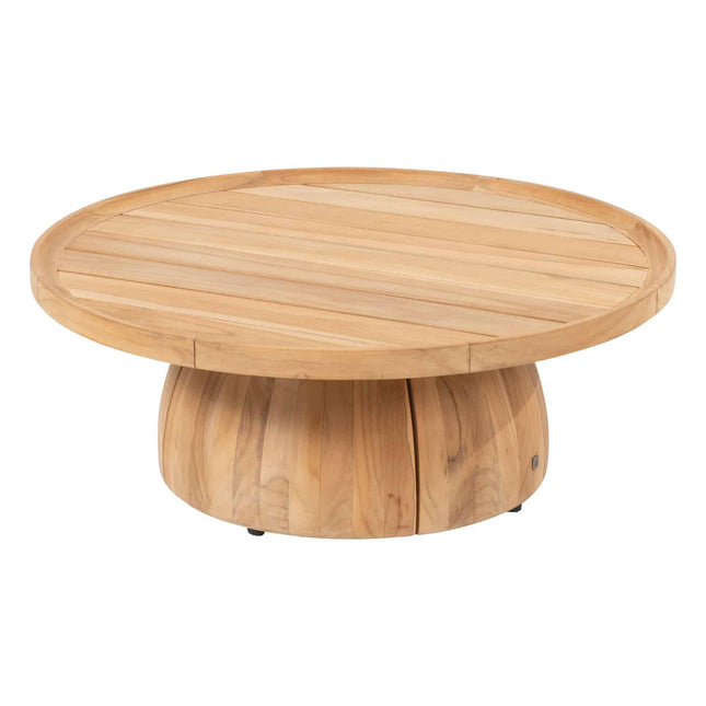 4 Seasons Outdoor Pablo salontafel teak 80 cm Ø (H 30)