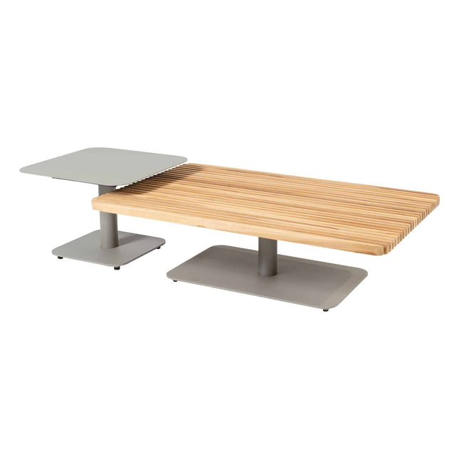 4 Seasons Outdoor Plato salontafel alu tafelblad 55 x 55 x 40 cm