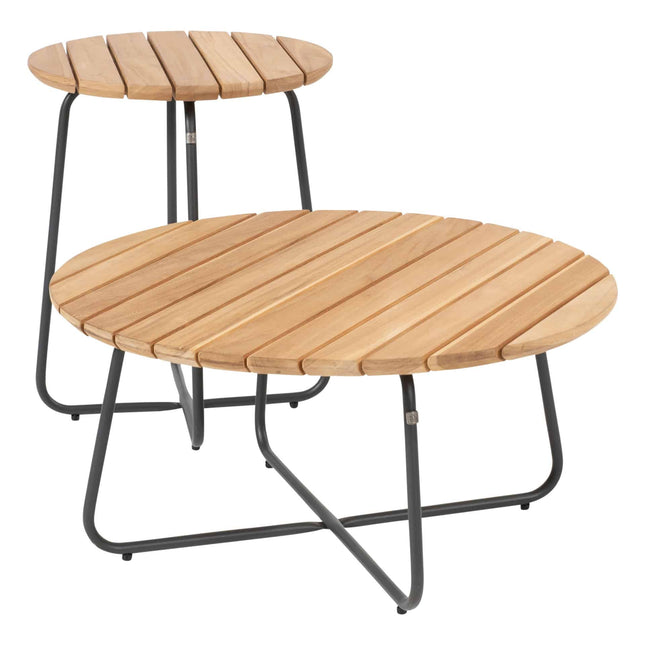 4 Seasons Outdoor Verdi bijzettafel teak 45 cm Ø (H 55)