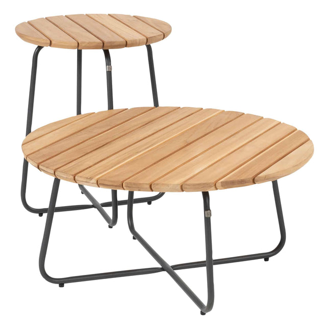 4 Seasons Outdoor Verdi salontafel teak 73 cm Ø (H 35)