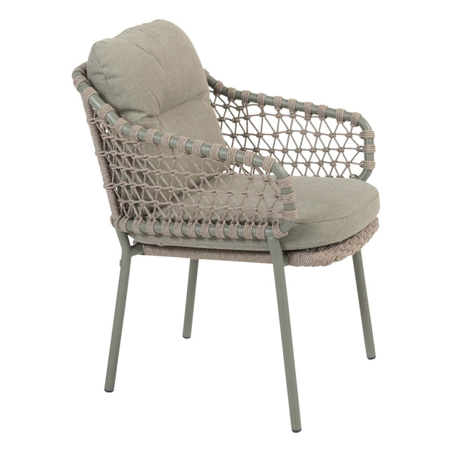 4 Seasons Outdoor Jura stapelbare dining stoel incl. 2 kussens