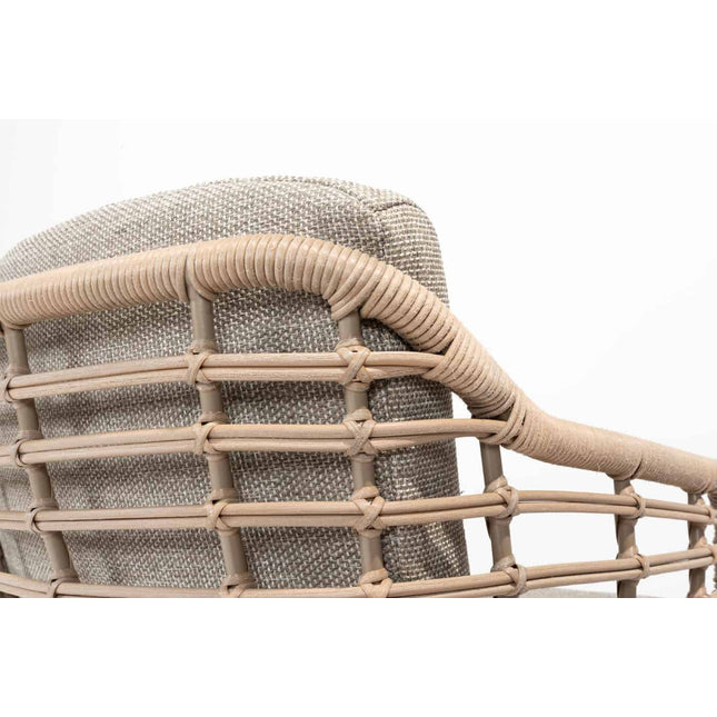 4 Seasons Outdoor Como dining + Taste 4SO Prado teak tafel 130 Ø cm