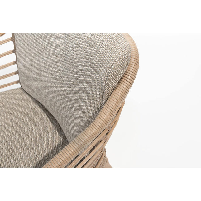 4 Seasons Outdoor Como dining + Taste 4SO Prado teak tafel 130 Ø cm