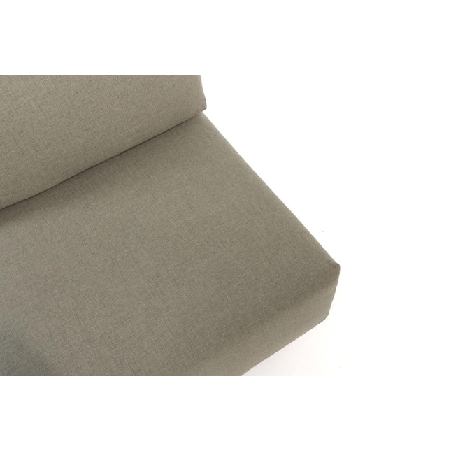 4 Seasons Outdoor Yara 3-zits lounge bank brushed teak met 11 kussens