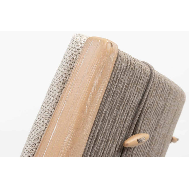 4 Seasons Outdoor Julia dining + Taste 4SO Noah brushed teak tafel 260 cm