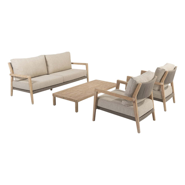 4 Seasons Outdoor Julia loungeset + Sem salontafel