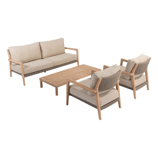 4 Seasons Outdoor Julia loungeset + Sem salontafel