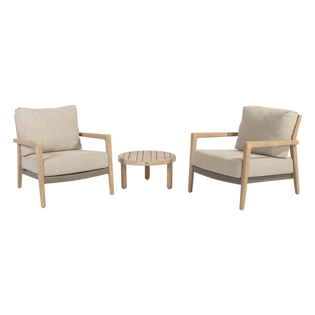 4 Seasons Outdoor Julia bistro loungeset + Sem salontafel 60 Ø cm