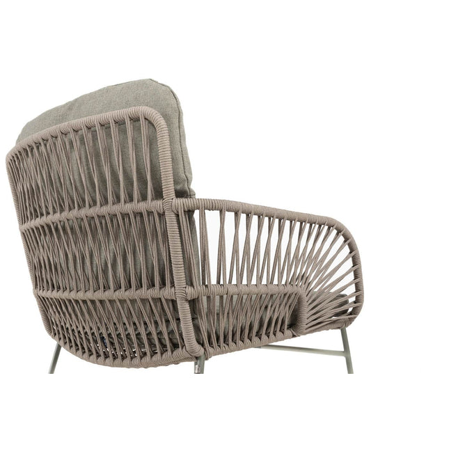 4 Seasons Outdoor Murcia dining olive + Taste 4SO Prado teak tafel 160 Ø cm