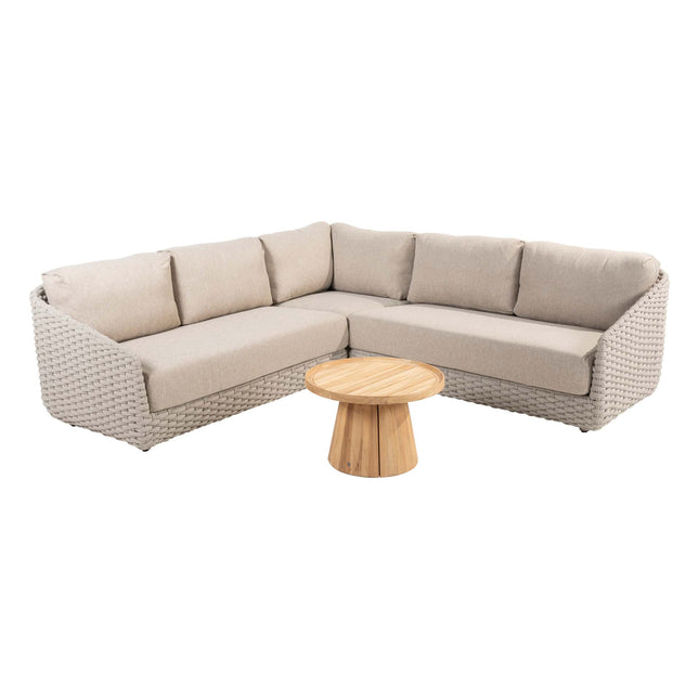 4 Seasons Outdoor Casanova loungeset + Pablo salontafel 60 Ø cm