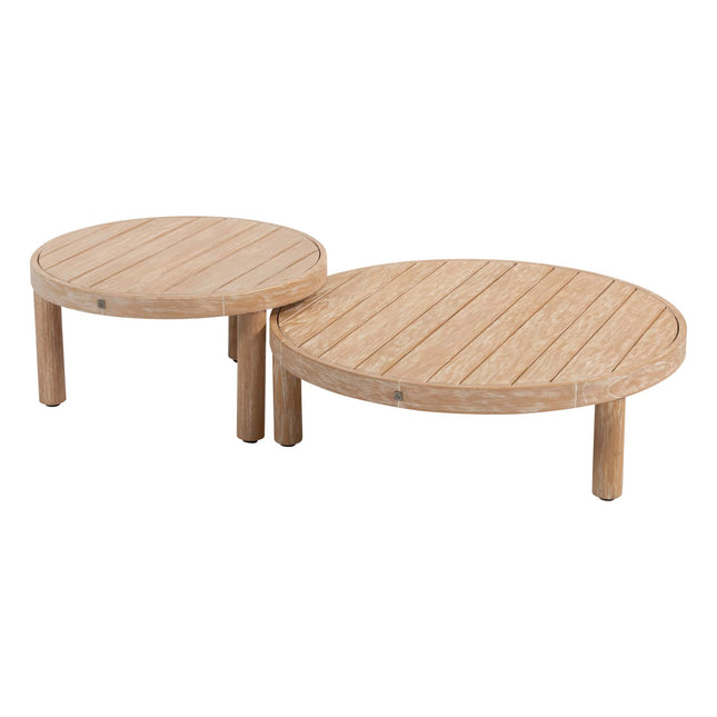 4 Seasons Outdoor Julia loungeset + voetenbank + Sem salontafels