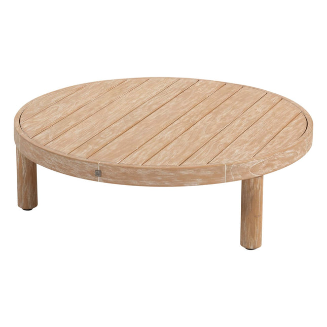 4 Seasons Outdoor Julia loungeset + voetenbank + Sem salontafel 80 Ø cm