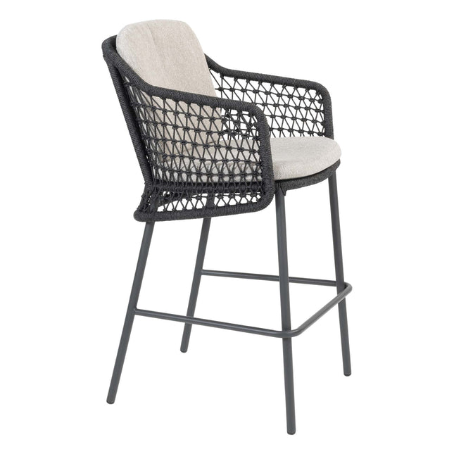 4 Seasons Outdoor Tramonti barstoel + Taste 4SO Taverne bartafel teak 200 cm