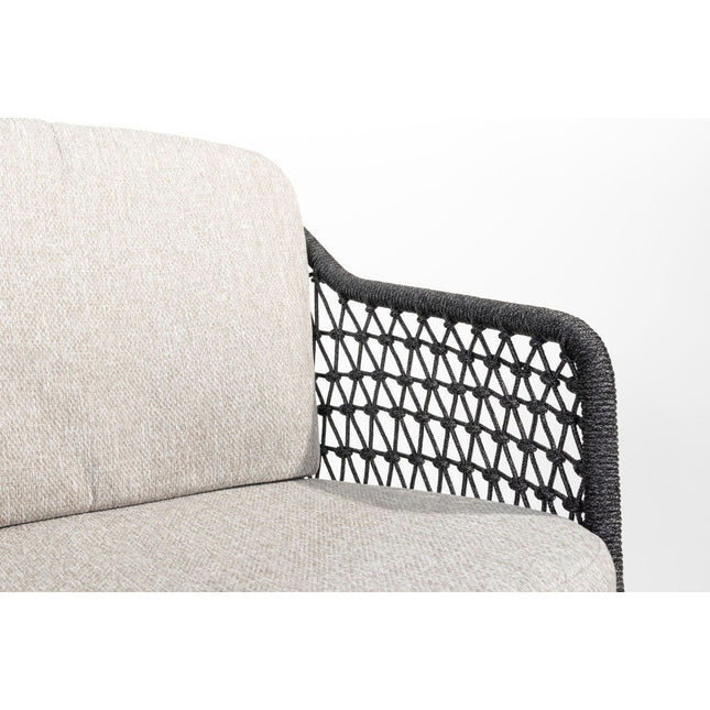 4 Seasons Outdoor Tramonti barstoel antraciet + Fiesta bartafel 90 Ø x 105 cm