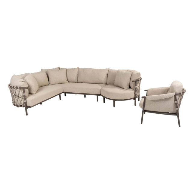 4 Seasons Outdoor Ezra loungeset + loungestoel
