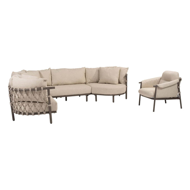 4 Seasons Outdoor Ezra loungeset + loungestoel