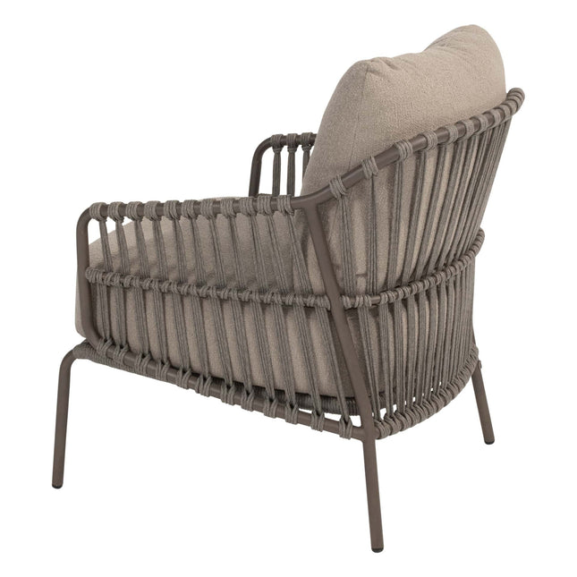 4 Seasons Outdoor Tuinset Capalbio low dining stoel + Nevada low dining tafel barrel-vorm 250 cm terre