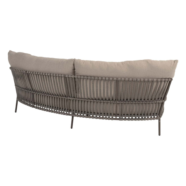 4 Seasons Outdoor Capalbio organische 3-zits lounge bank incl. 3 kussens