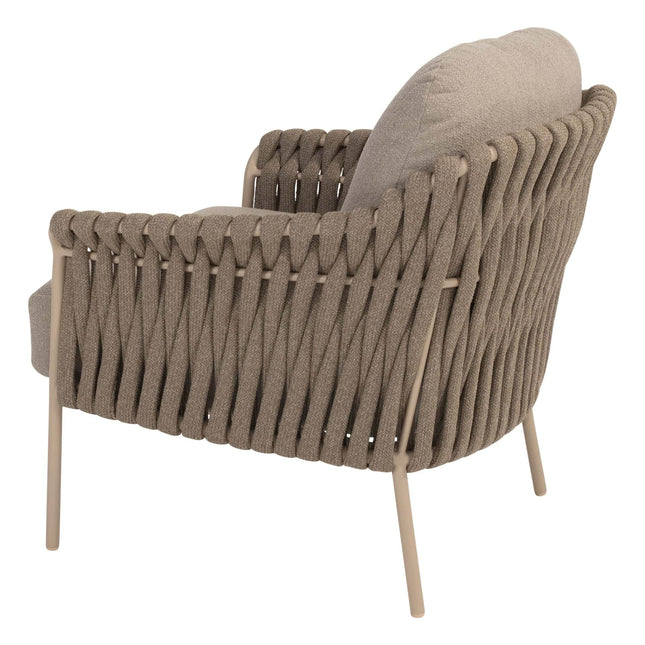 4 Seasons Outdoor Comino loungebank + low dining stoel