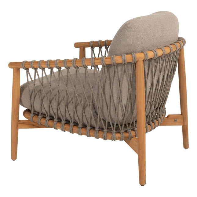 4 Seasons Outdoor Nora loungeset + Finn salontafel kiezel-vorm 125 cm