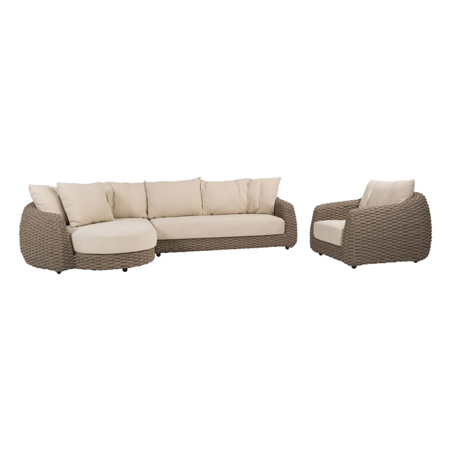 4 Seasons Outdoor Maxime chaise lounge bank + loungestoel