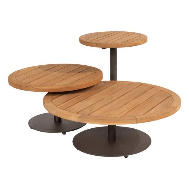 4 Seasons Outdoor Maxime loungeset + Volta salontafels terre