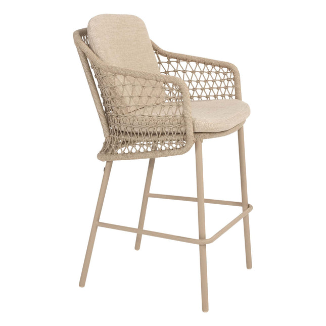 4 Seasons Outdoor Tramonti barstoel + Taste 4SO Prado bartafel teak 200 cm latte