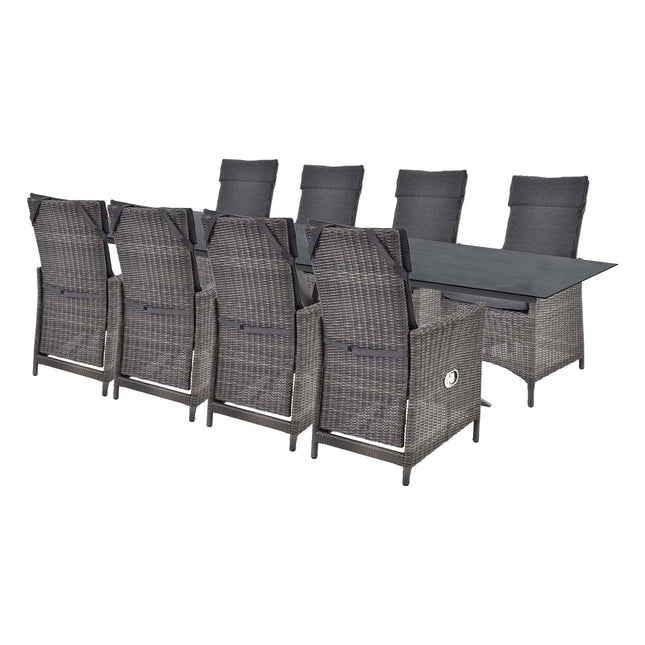 4 Seasons Outdoor Minerva tafel HPL blad slate anthracite 280 cm