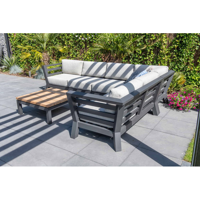 4 Seasons Outdoor Meteoro loungeset + center + Capitol salontafel 90 x 90 cm